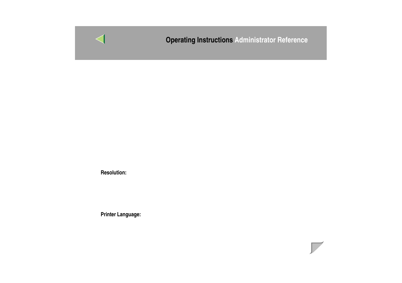 Operating instructions administrator reference | Ricoh MIB-II User Manual | Page 238 / 257