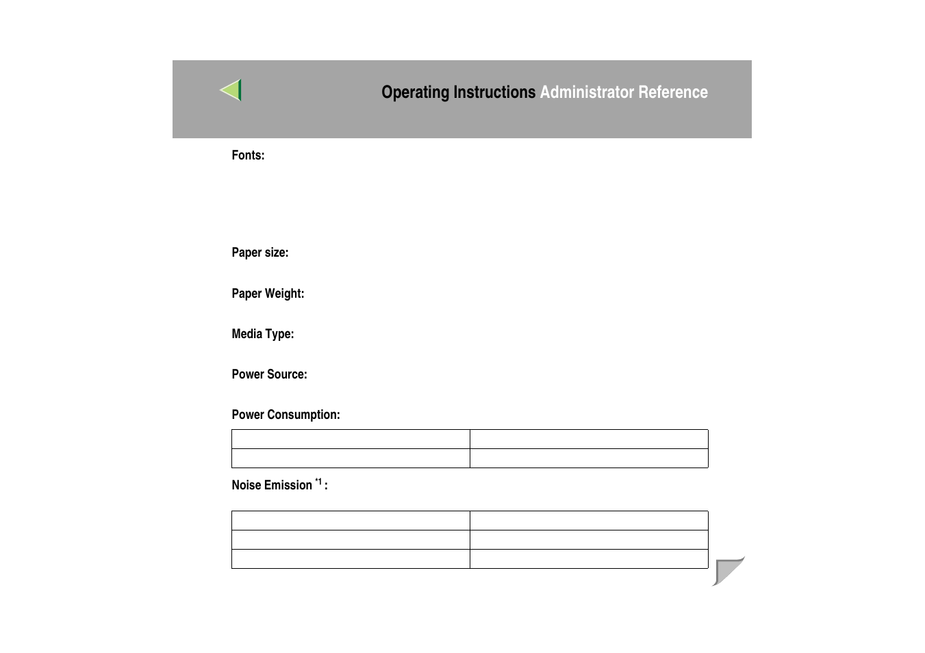 Operating instructions administrator reference | Ricoh MIB-II User Manual | Page 239 / 257