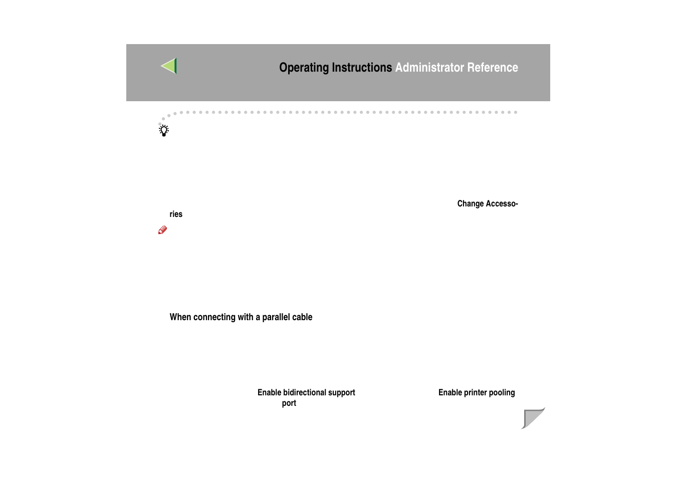 Operating instructions administrator reference | Ricoh MIB-II User Manual | Page 49 / 257