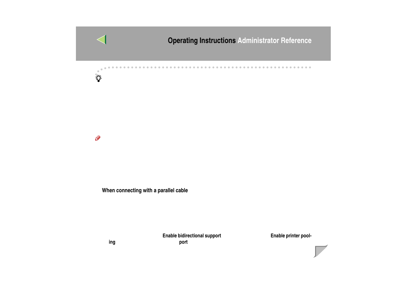 Operating instructions administrator reference | Ricoh MIB-II User Manual | Page 68 / 257