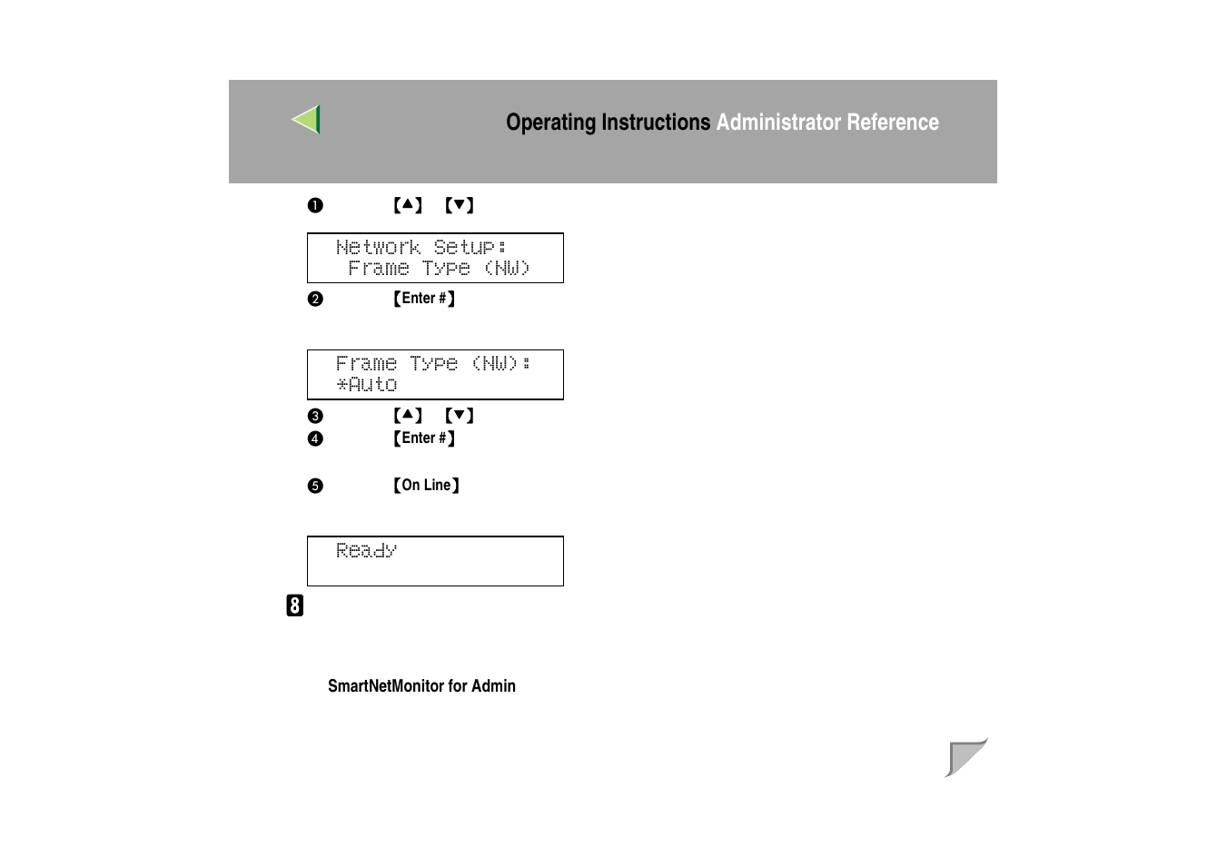Operating instructions administrator reference | Ricoh MIB-II User Manual | Page 74 / 257