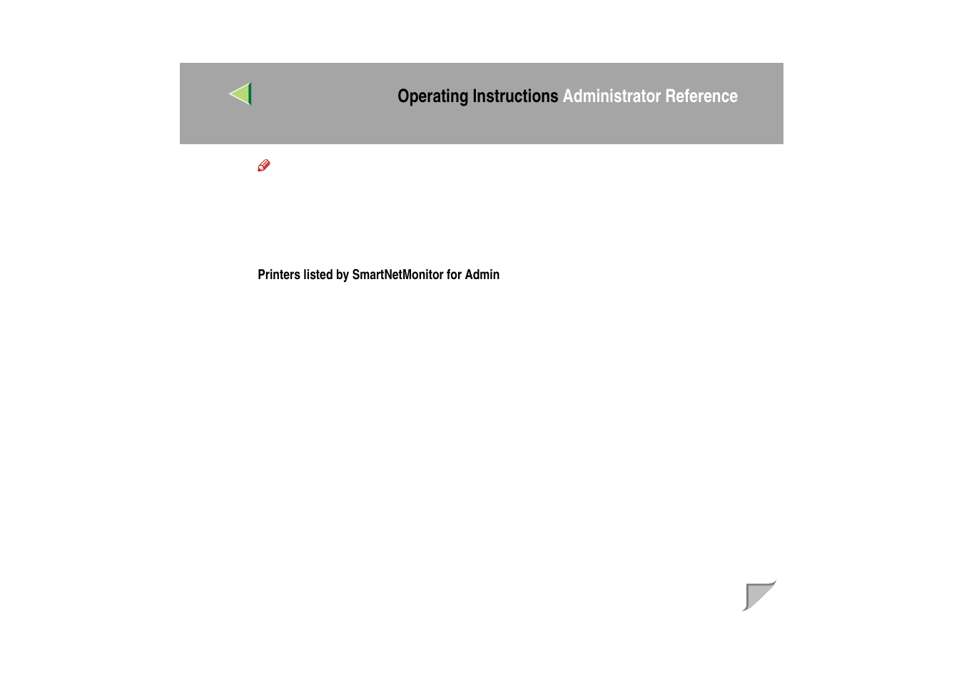 Operating instructions administrator reference | Ricoh MIB-II User Manual | Page 75 / 257