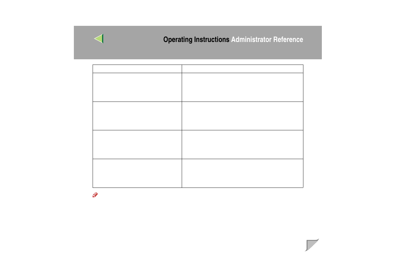 Operating instructions administrator reference | Ricoh MIB-II User Manual | Page 93 / 257