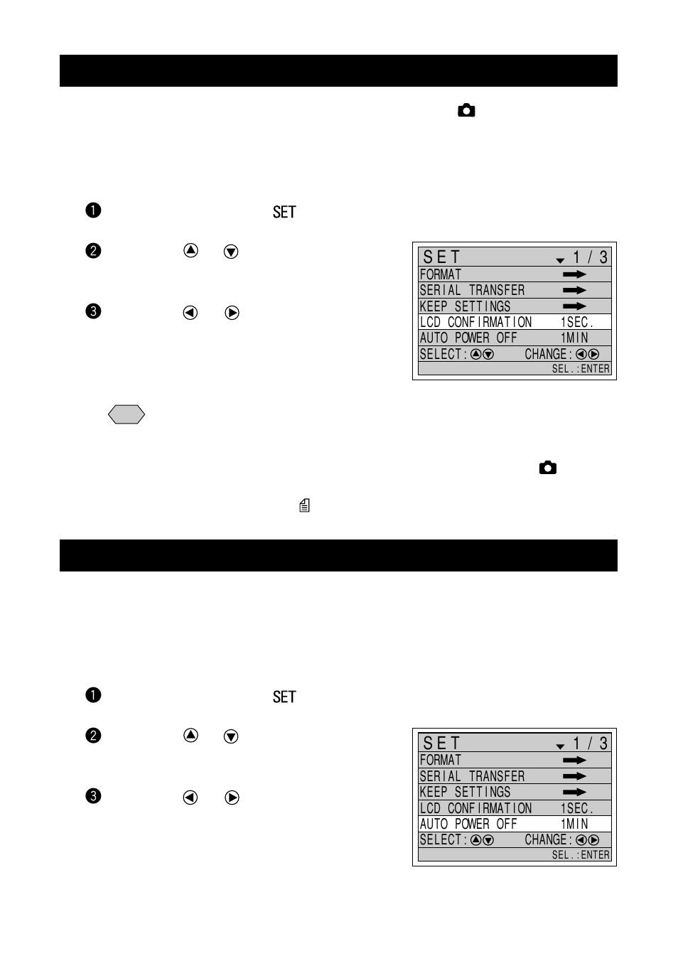 Changing lcd confirmation time, Auto power off setting | Ricoh RDC-7 User Manual | Page 102 / 128