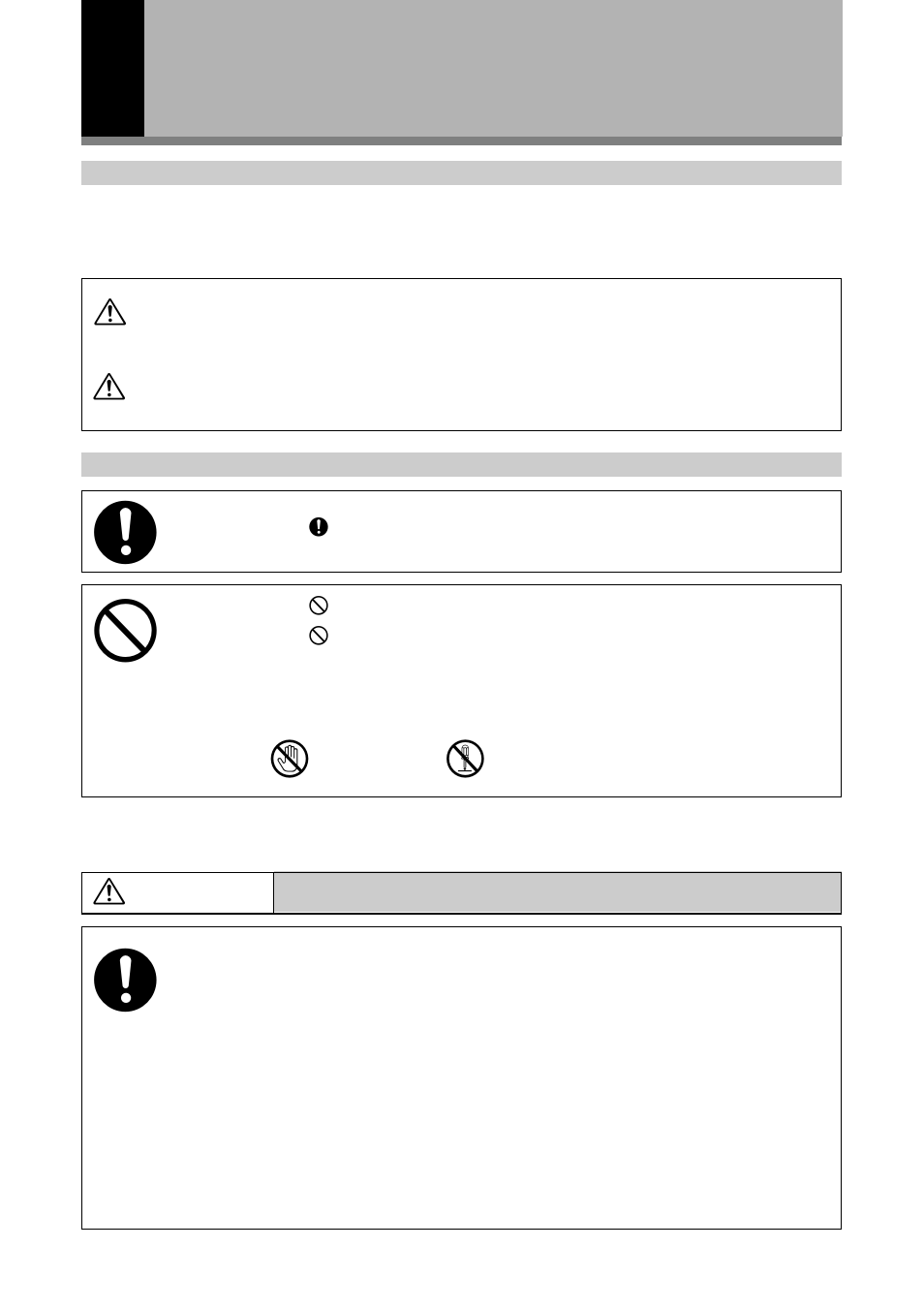 Safety precautions, Rwarning r caution, Rwarning | Ricoh RDC-7 User Manual | Page 17 / 128