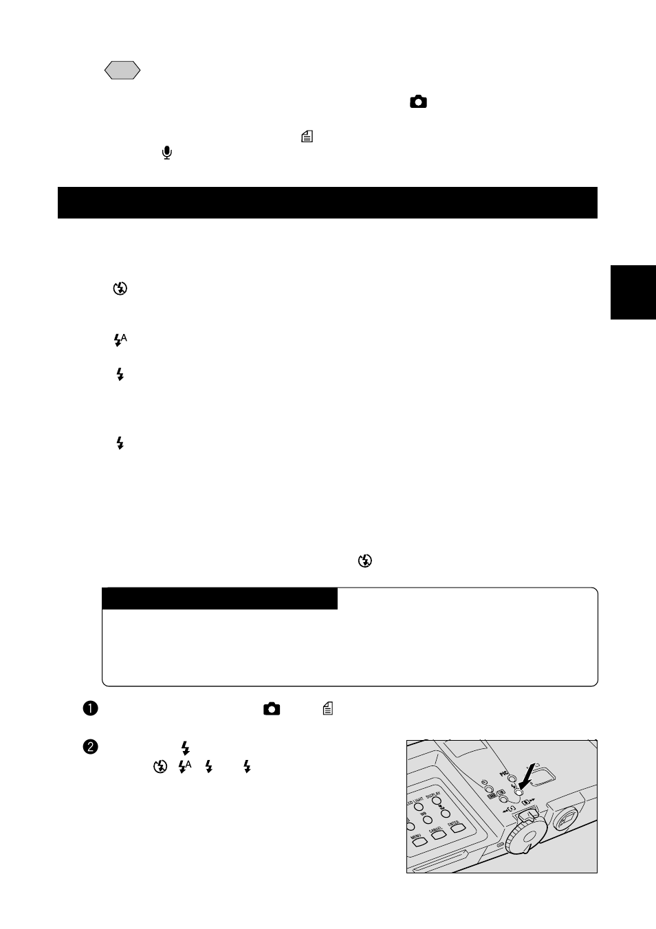 Changing flash modes | Ricoh RDC-7 User Manual | Page 55 / 128