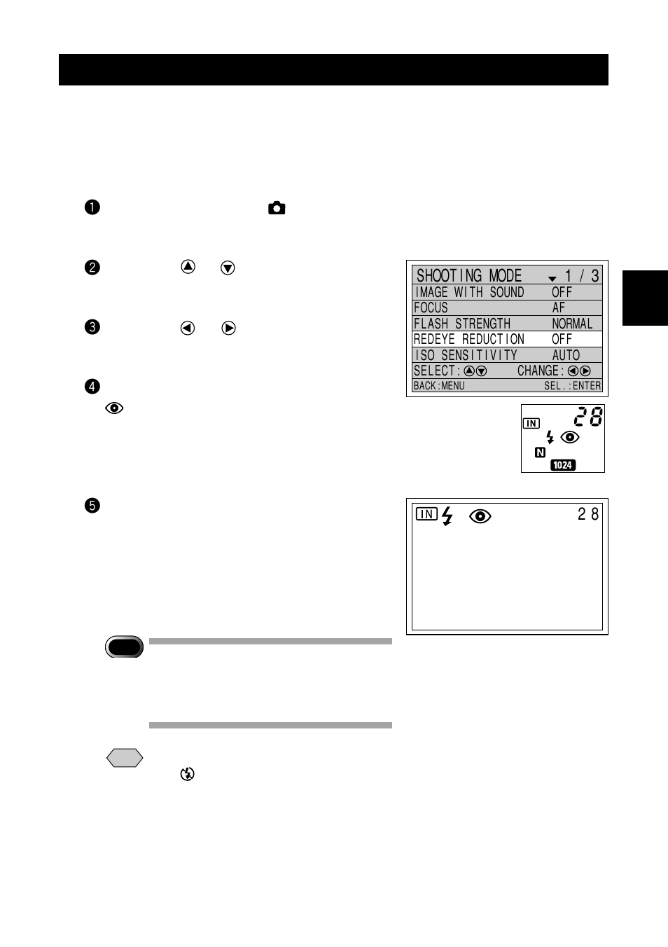 Red-eye reduction mode | Ricoh RDC-7 User Manual | Page 65 / 128