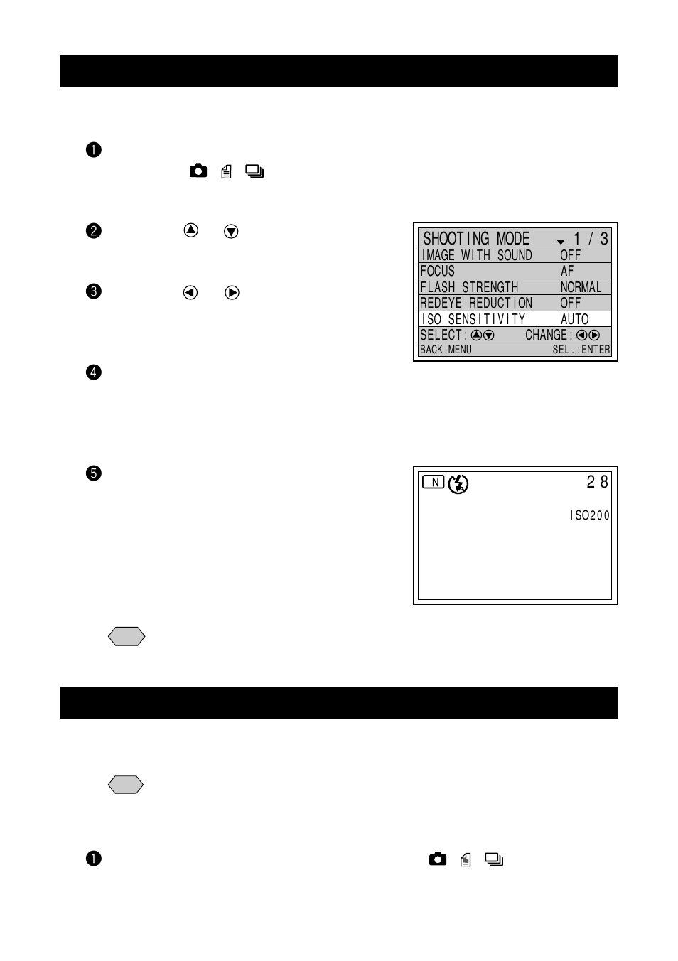 Changing the iso setting, Date imprinting | Ricoh RDC-7 User Manual | Page 66 / 128