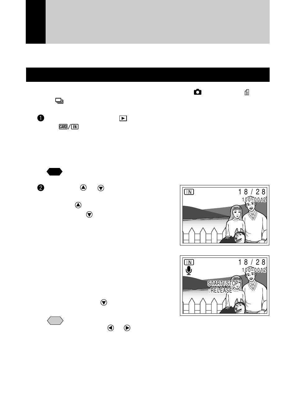 Playing back a file, Playing back a still picture/text/continuous file | Ricoh RDC-7 User Manual | Page 78 / 128