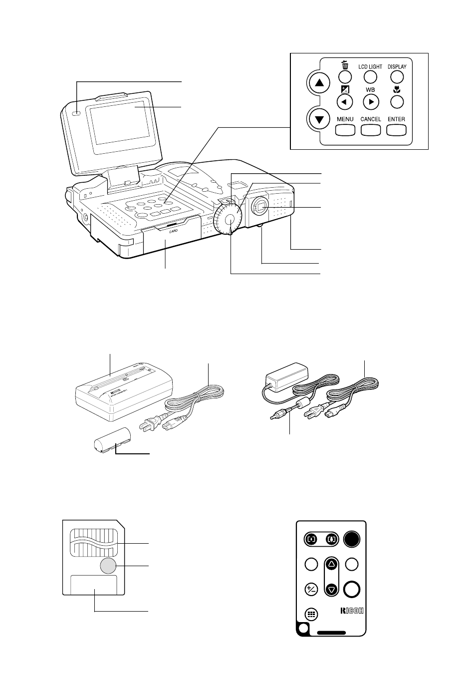 Operation ■ battery ■ ac adapter (optional) | Ricoh RDC-7 User Manual | Page 8 / 128