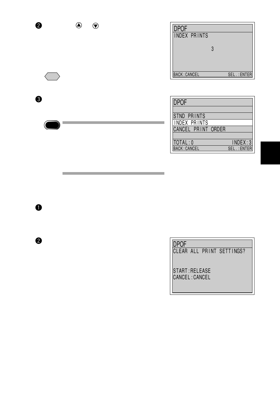 How to cancel the dpof settings | Ricoh RDC-7 User Manual | Page 91 / 128