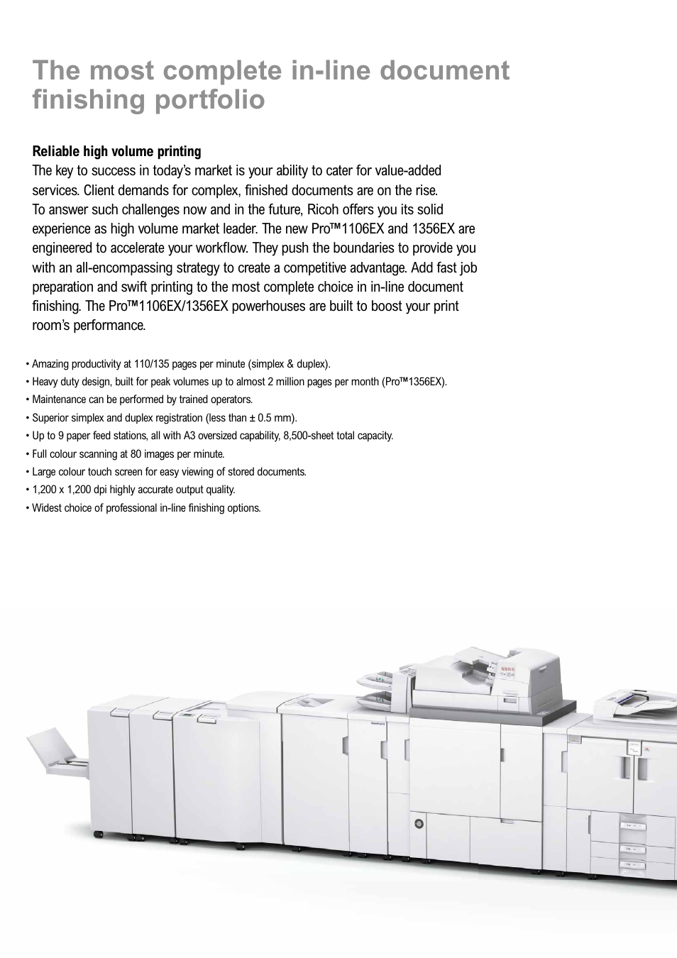 Ricoh PRO 1106EX User Manual | Page 2 / 12
