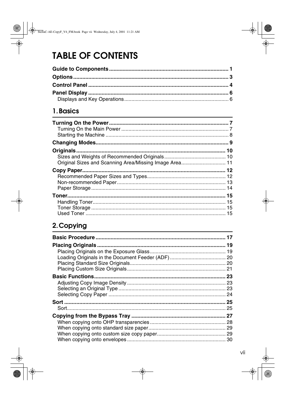 Ricoh 1013F User Manual | Page 9 / 86