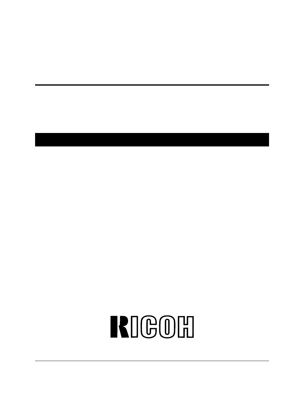 Ricoh R5RL User Manual | 23 pages