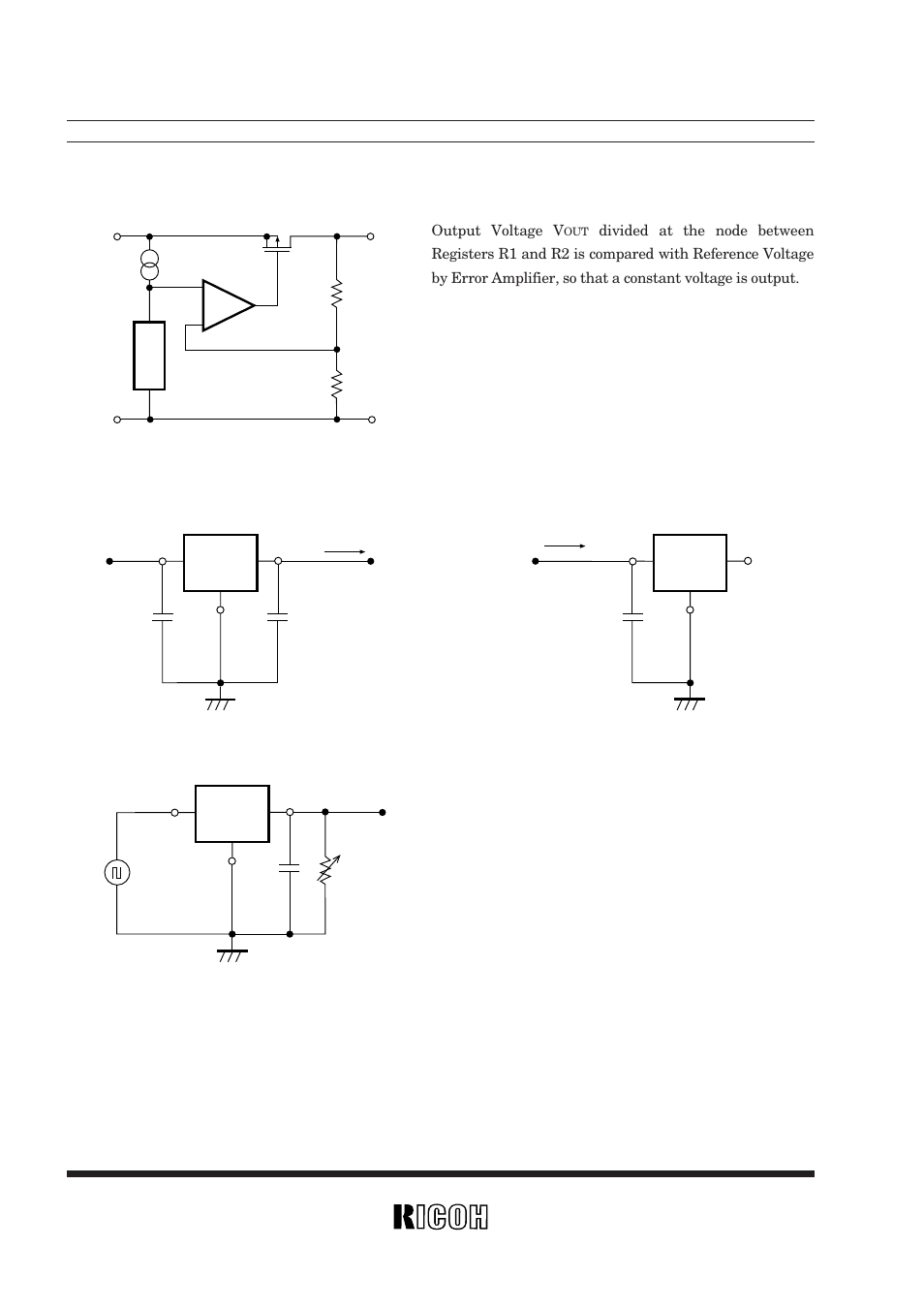 Operation, Test circuits | Ricoh R5RL User Manual | Page 13 / 23