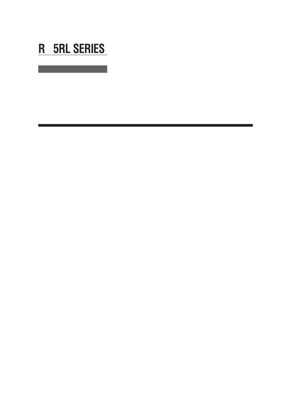 5rl series, Application manual | Ricoh R5RL User Manual | Page 3 / 23