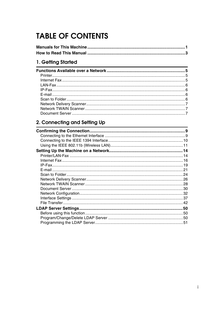 Ricoh Network Guide User Manual | Page 3 / 158