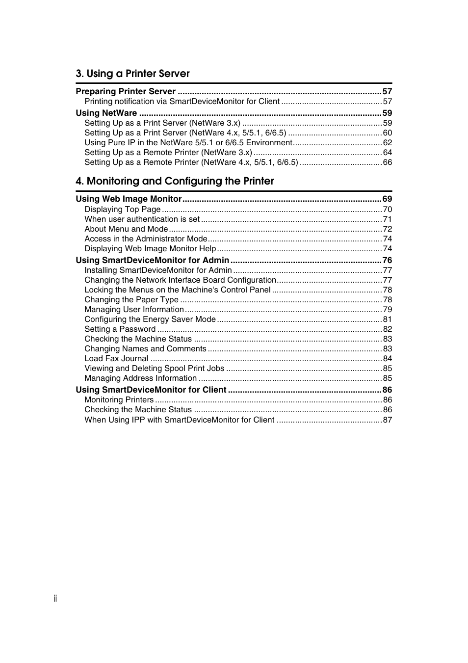 Ricoh Network Guide User Manual | Page 4 / 158