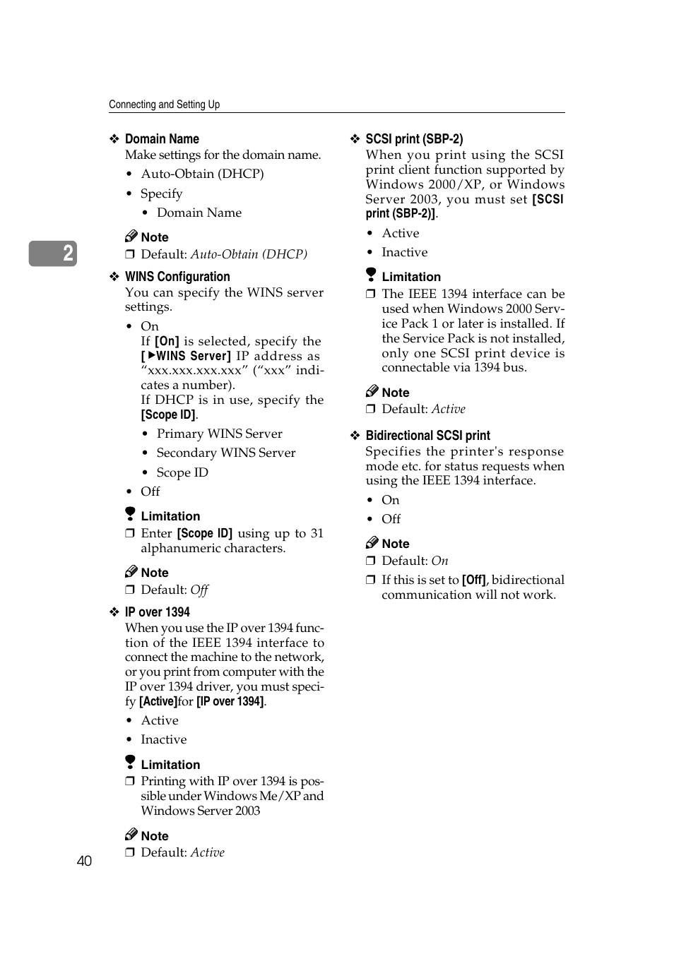 Ricoh Network Guide User Manual | Page 46 / 158
