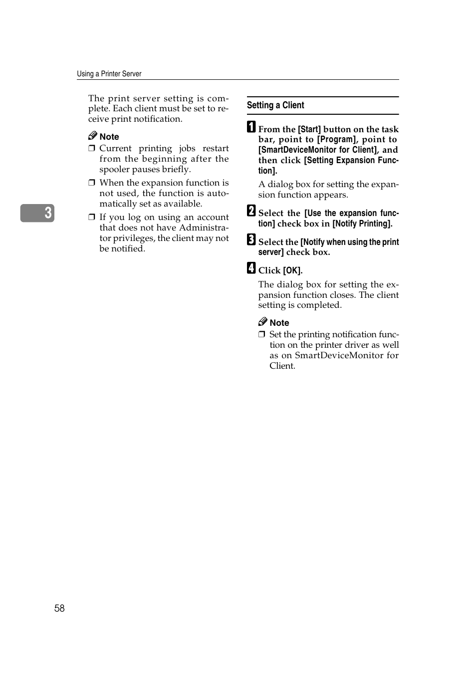 Setting a client | Ricoh Network Guide User Manual | Page 64 / 158