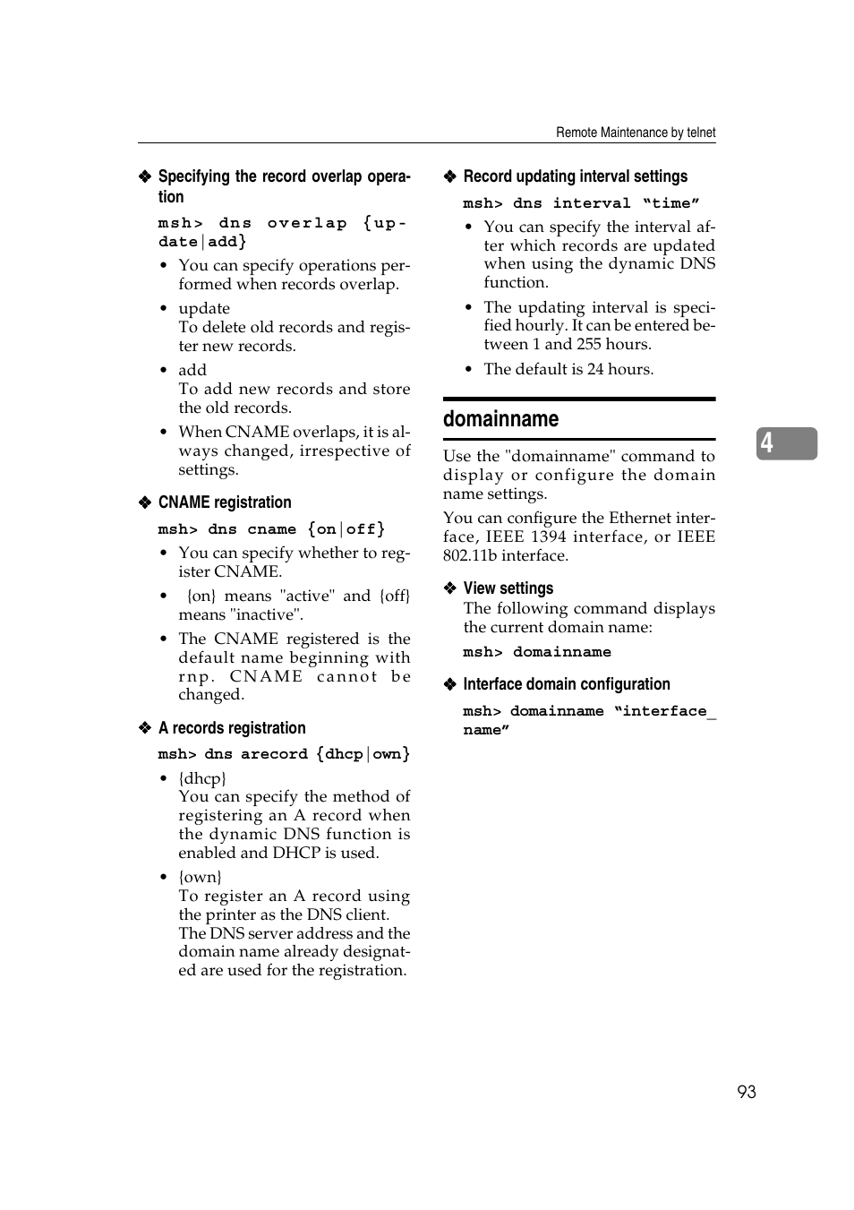 Domainname | Ricoh Network Guide User Manual | Page 99 / 158