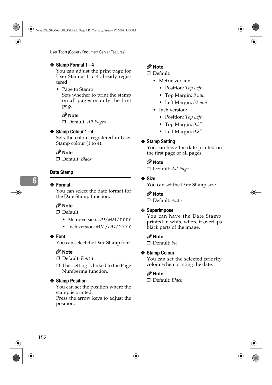 Ricoh Aficio 3260C User Manual | Page 166 / 196
