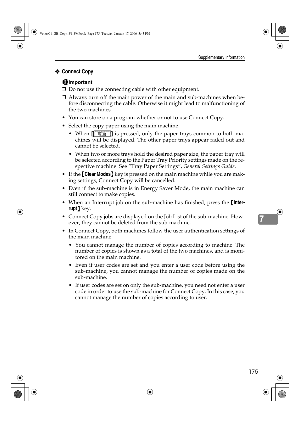 Ricoh Aficio 3260C User Manual | Page 189 / 196