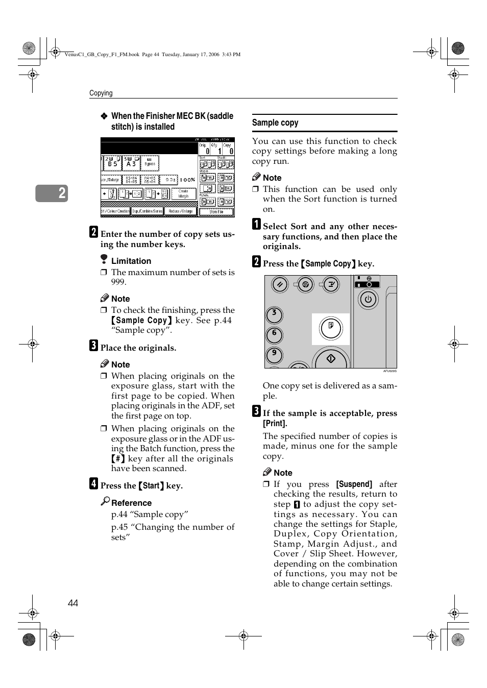 Ricoh Aficio 3260C User Manual | Page 58 / 196