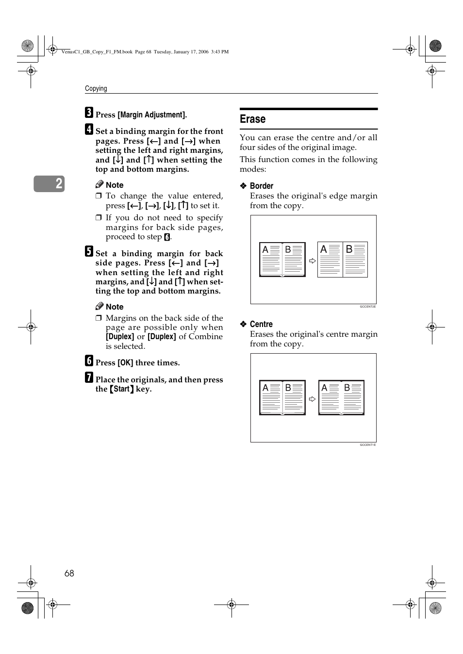 Erase | Ricoh Aficio 3260C User Manual | Page 82 / 196
