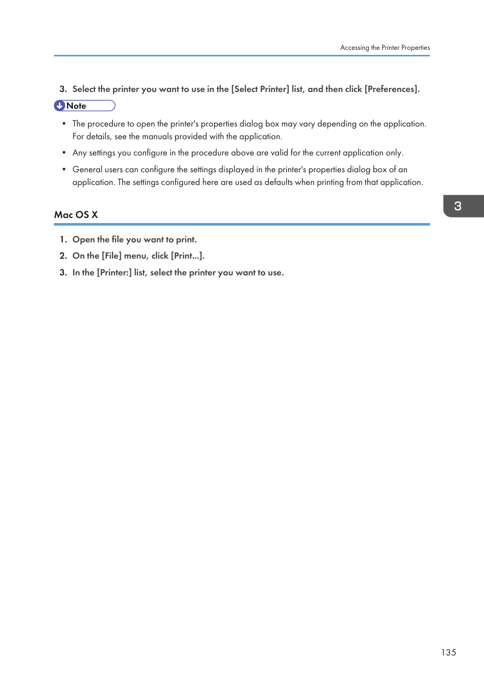 Mac os x | Ricoh SP3510SF User Manual | Page 137 / 476