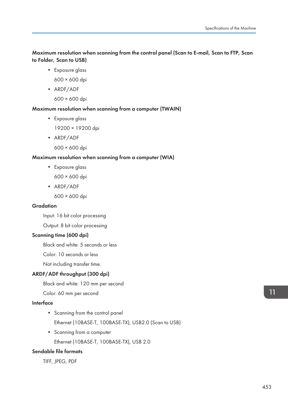 Ricoh SP3510SF User Manual | Page 455 / 476