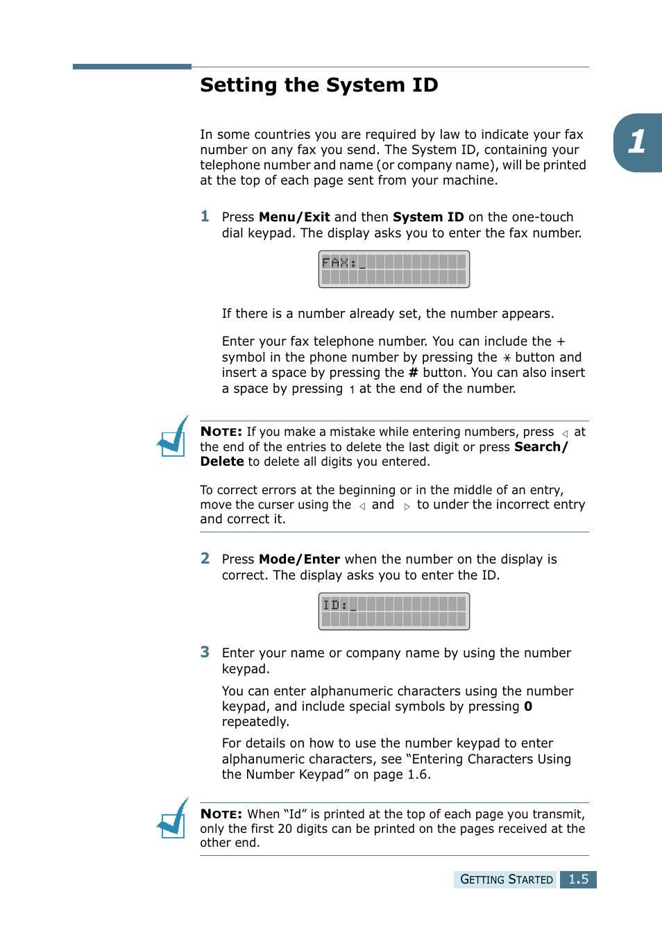 Setting the system id | Ricoh 4016 Series User Manual | Page 132 / 192