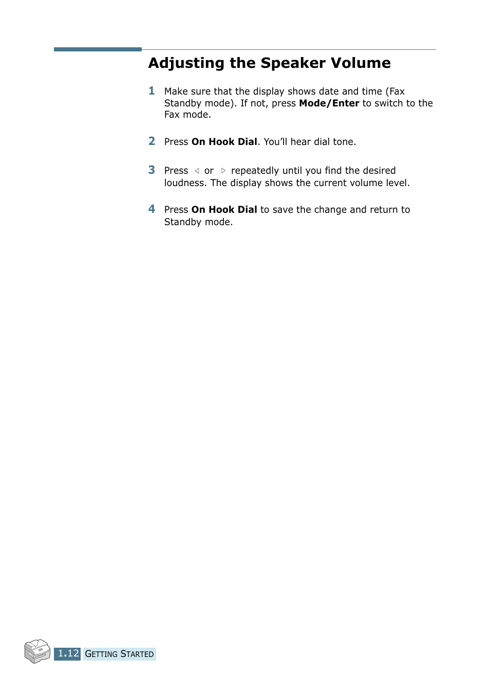 Adjusting the speaker volume | Ricoh 4016 Series User Manual | Page 139 / 192