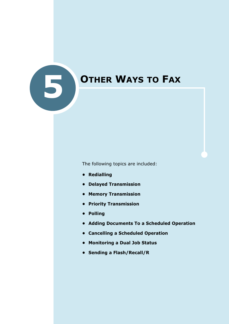 Other ways to fax, Chapter 5 | Ricoh 4016 Series User Manual | Page 164 / 192