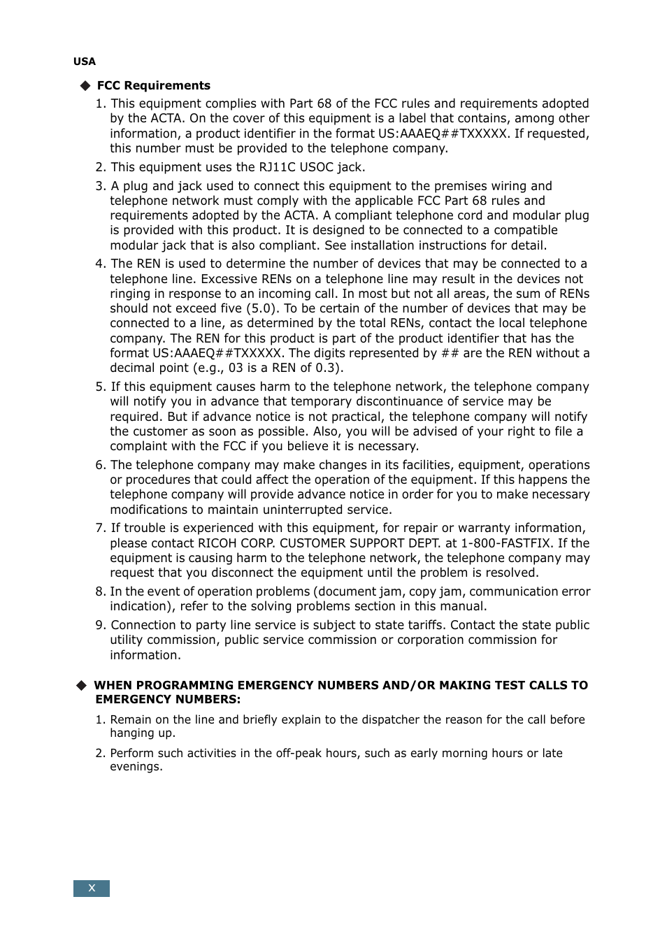 Ricoh 4016 Series User Manual | Page 7 / 192