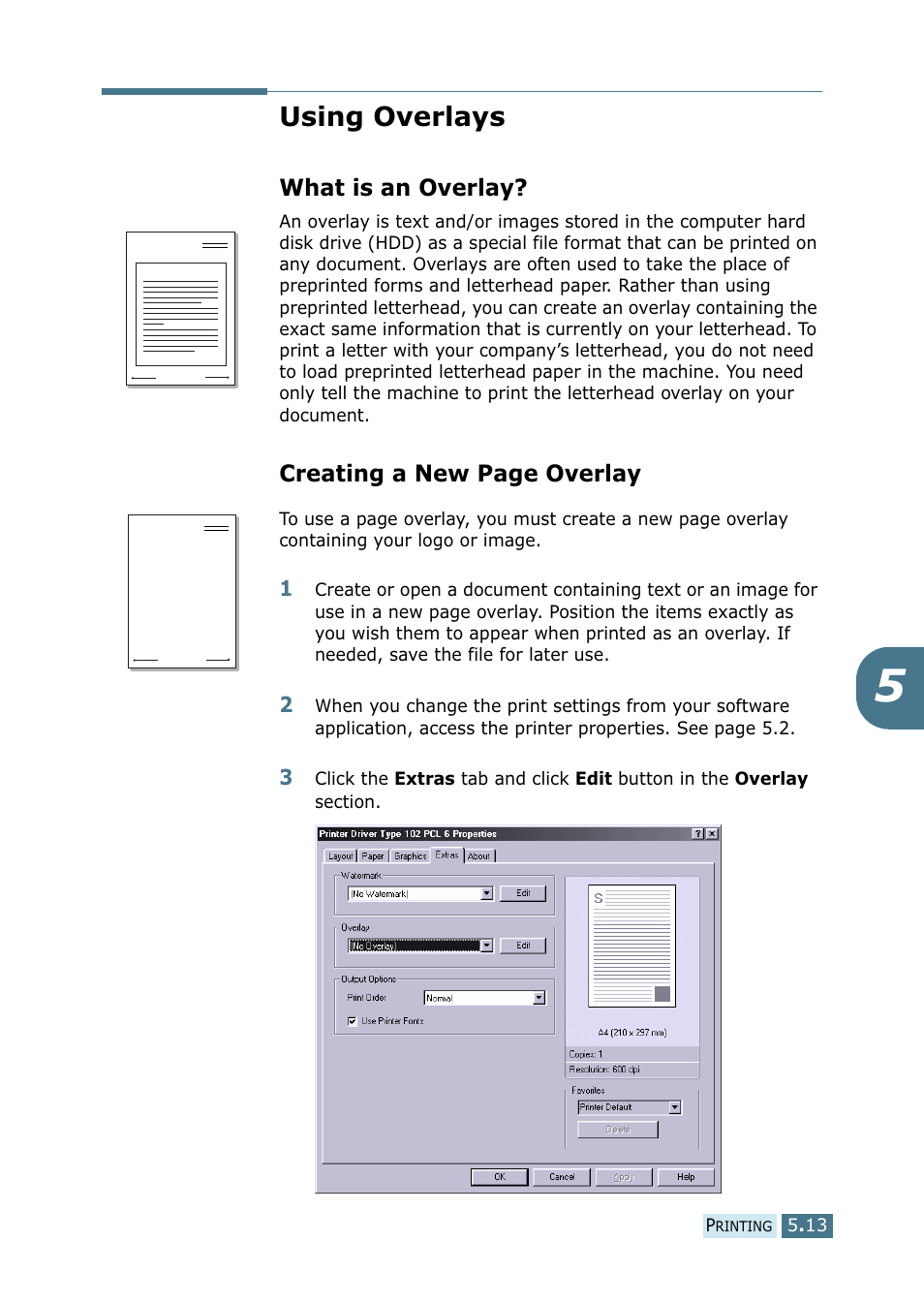 Using overlays, What is an overlay, Creating a new page overlay | Ricoh 4016 Series User Manual | Page 74 / 192
