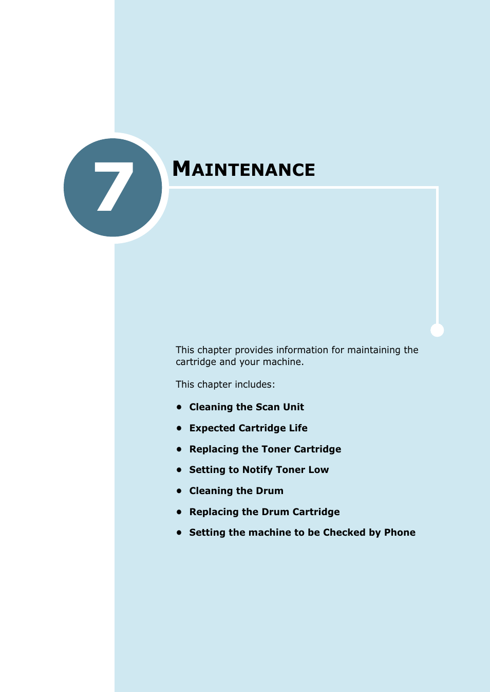 Maintenance, Chapter 7 | Ricoh 4016 Series User Manual | Page 86 / 192