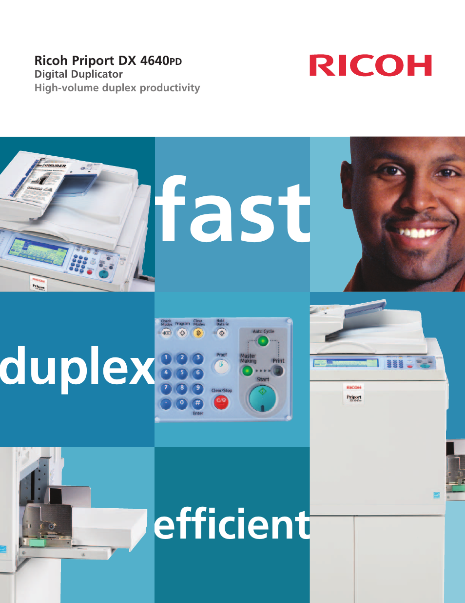 Ricoh Priport DX 4640PD User Manual | 6 pages