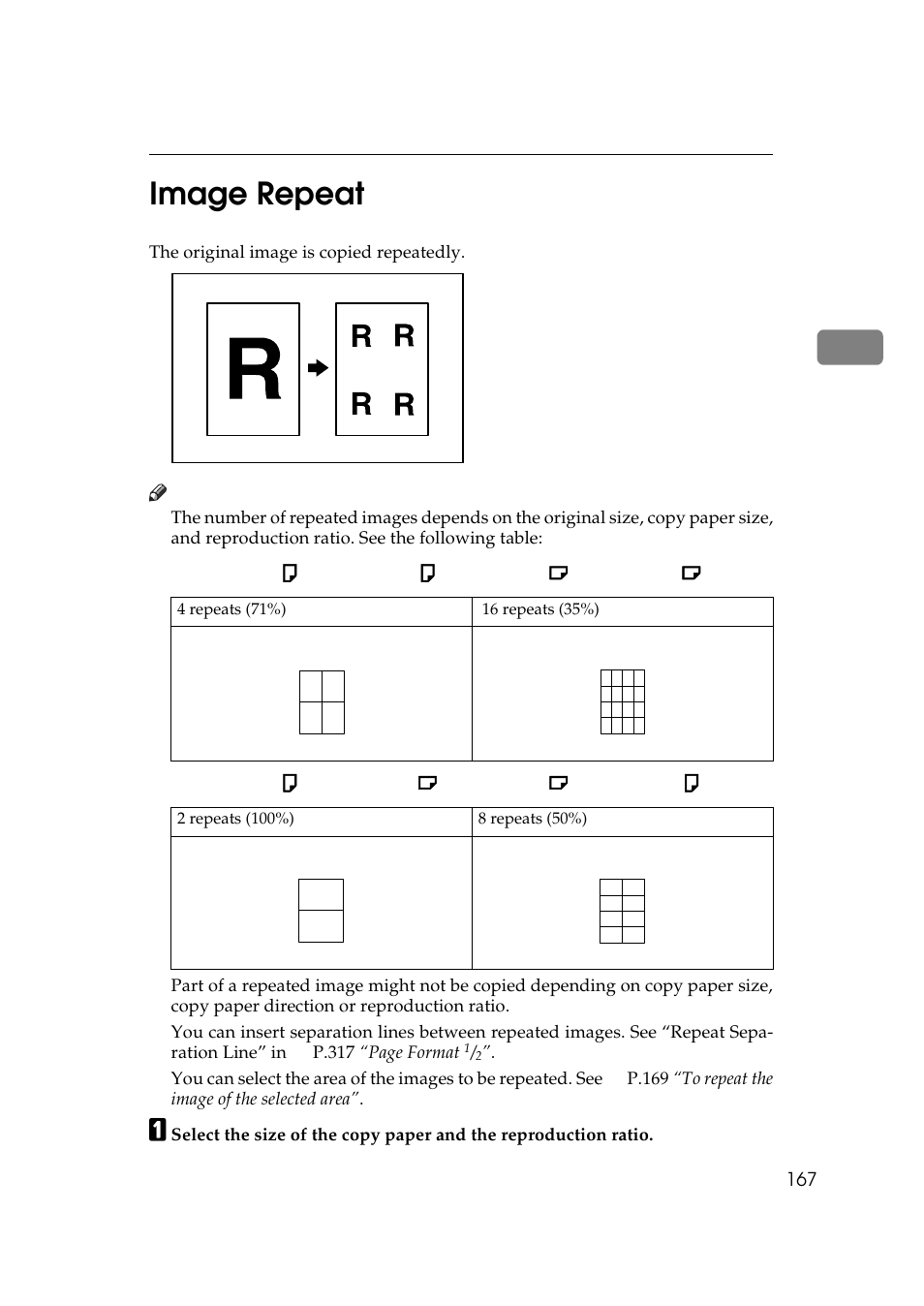Image repeat, 2image repeat | Ricoh 700 User Manual | Page 183 / 372