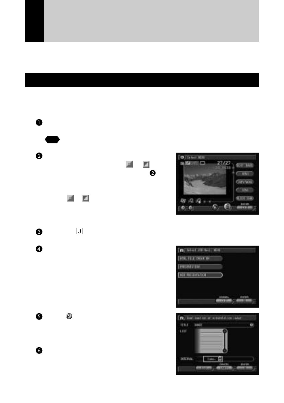 Preparing and playing a presentation, Preparing a new presentation | Ricoh Camera RDC-i700 User Manual | Page 108 / 155