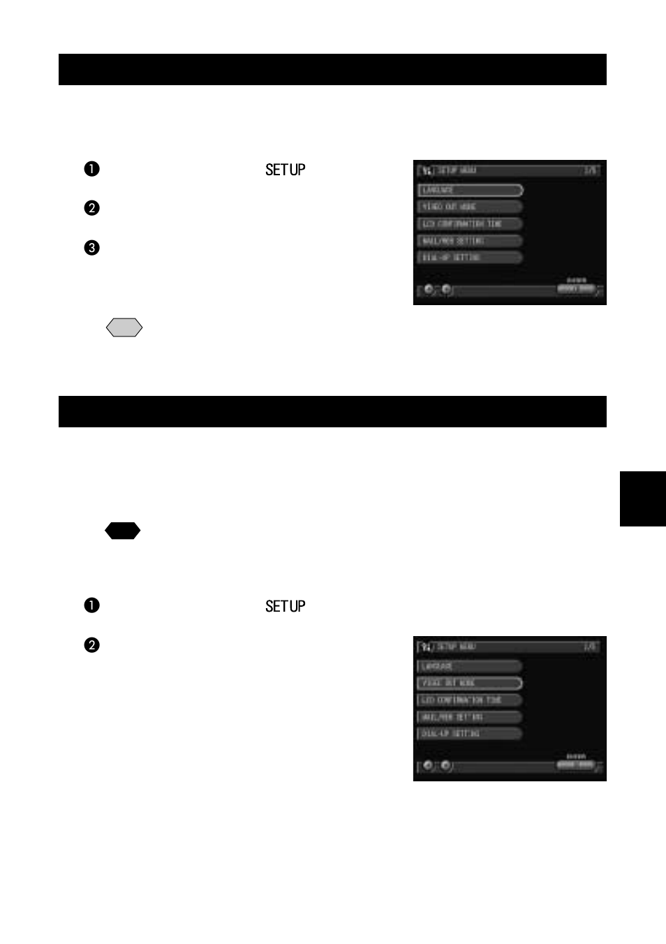 Changing the display language, Changing the video-out signal method (ntsc/pal) | Ricoh Camera RDC-i700 User Manual | Page 121 / 155