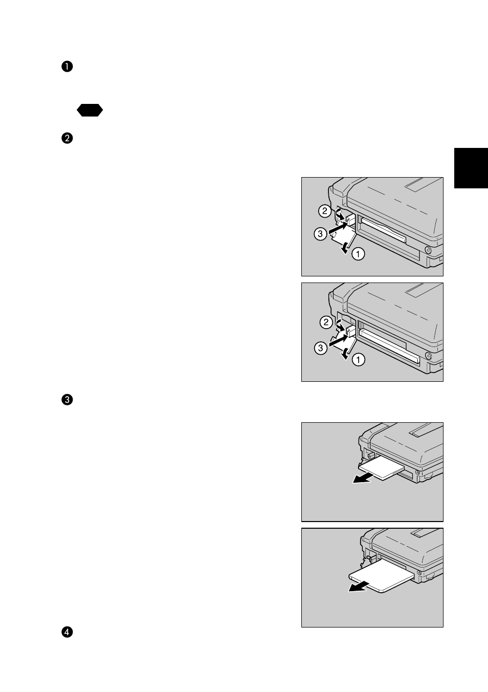 Removing card | Ricoh Camera RDC-i700 User Manual | Page 23 / 155