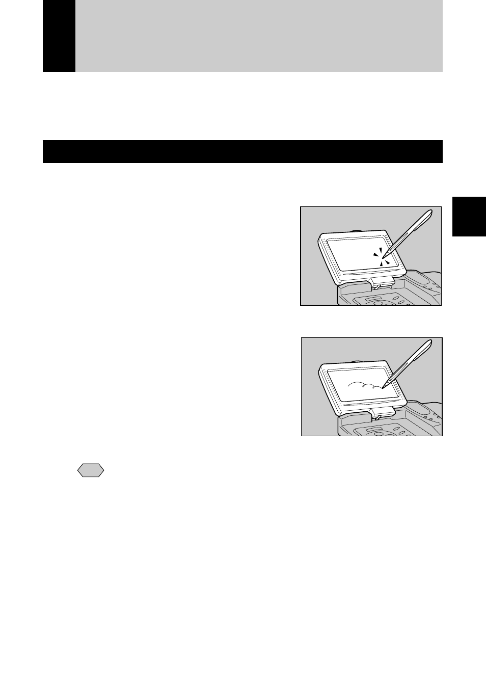 How to select the items, Using the stylus pen | Ricoh Camera RDC-i700 User Manual | Page 33 / 155