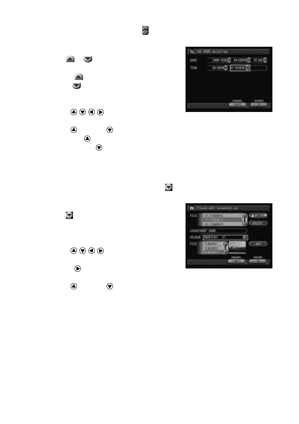 How to use the spin box ( ), How to use the dropdown list ( ) | Ricoh Camera RDC-i700 User Manual | Page 36 / 155