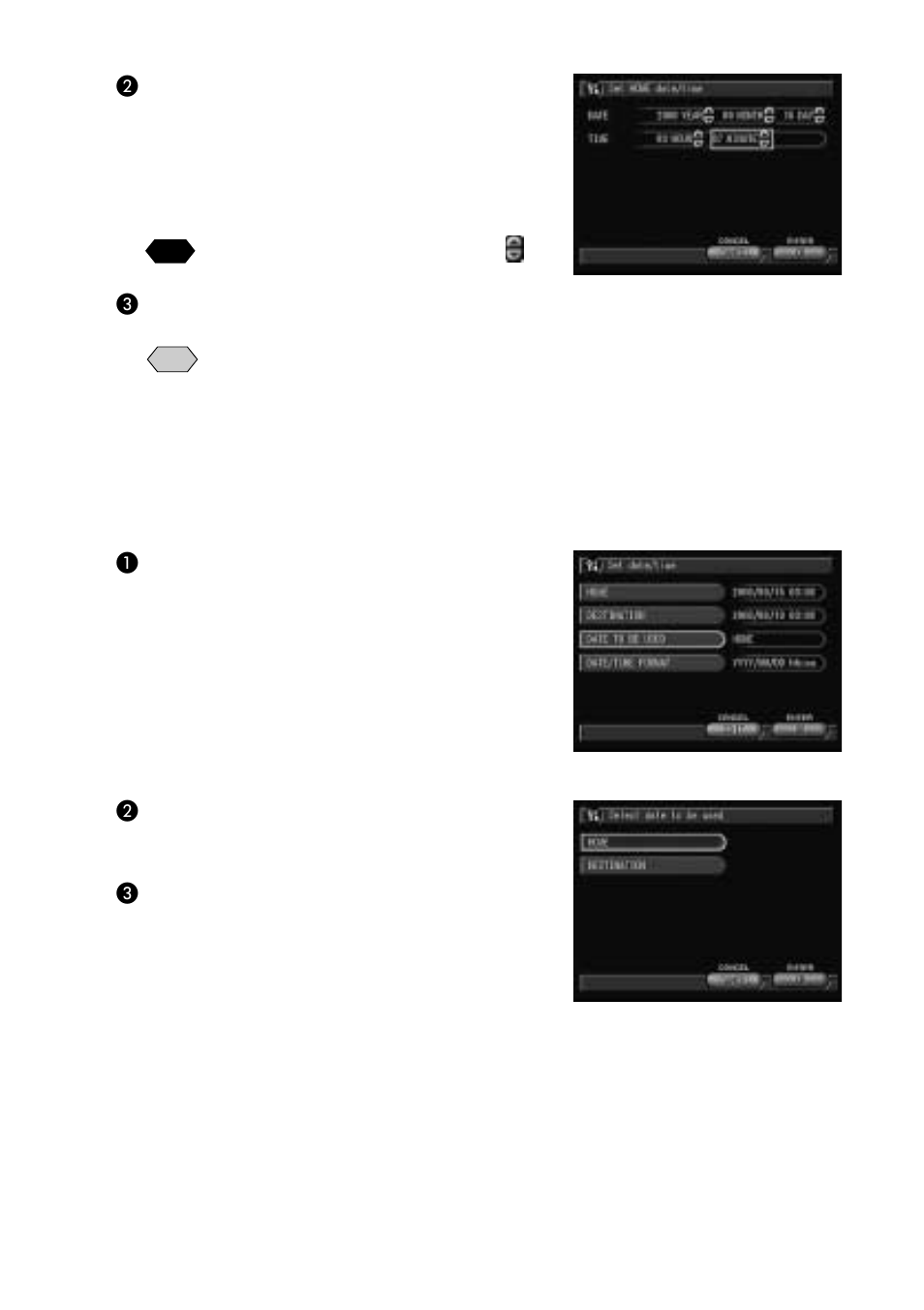 Select the date to be used | Ricoh Camera RDC-i700 User Manual | Page 42 / 155