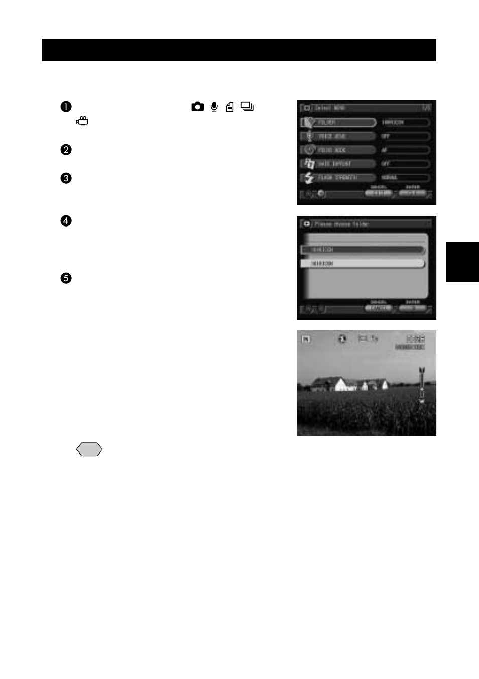 Selecting a folder | Ricoh Camera RDC-i700 User Manual | Page 53 / 155