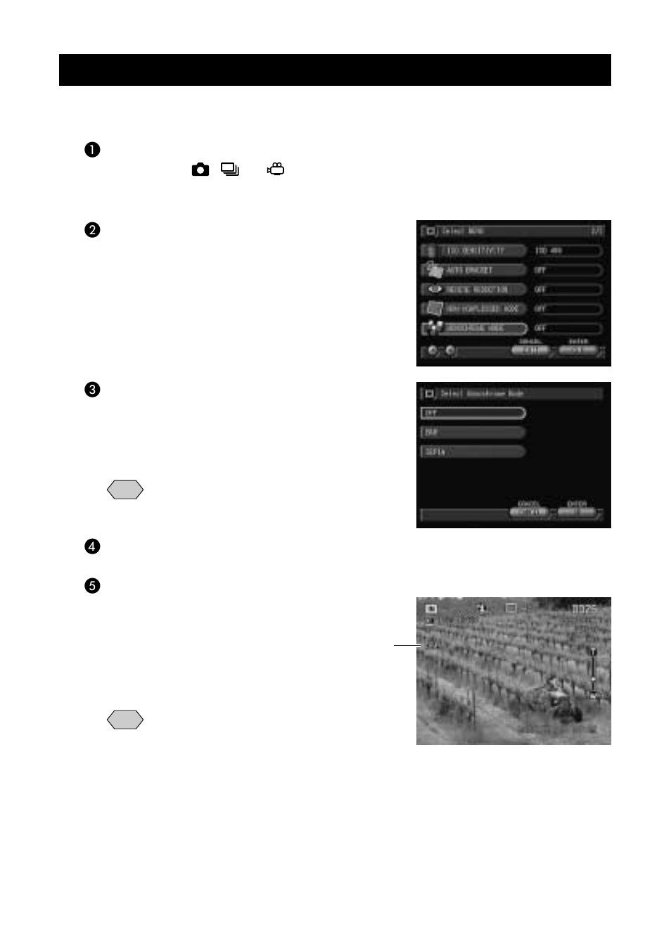 Monochrome mode | Ricoh Camera RDC-i700 User Manual | Page 78 / 155