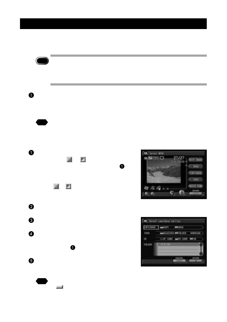 Copying and moving files, Copying and moving selected files | Ricoh Camera RDC-i700 User Manual | Page 94 / 155