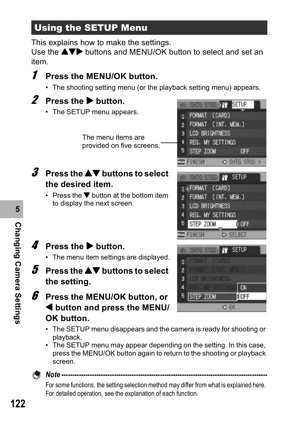 Ricoh Caplio R6 User Manual | Page 124 / 195