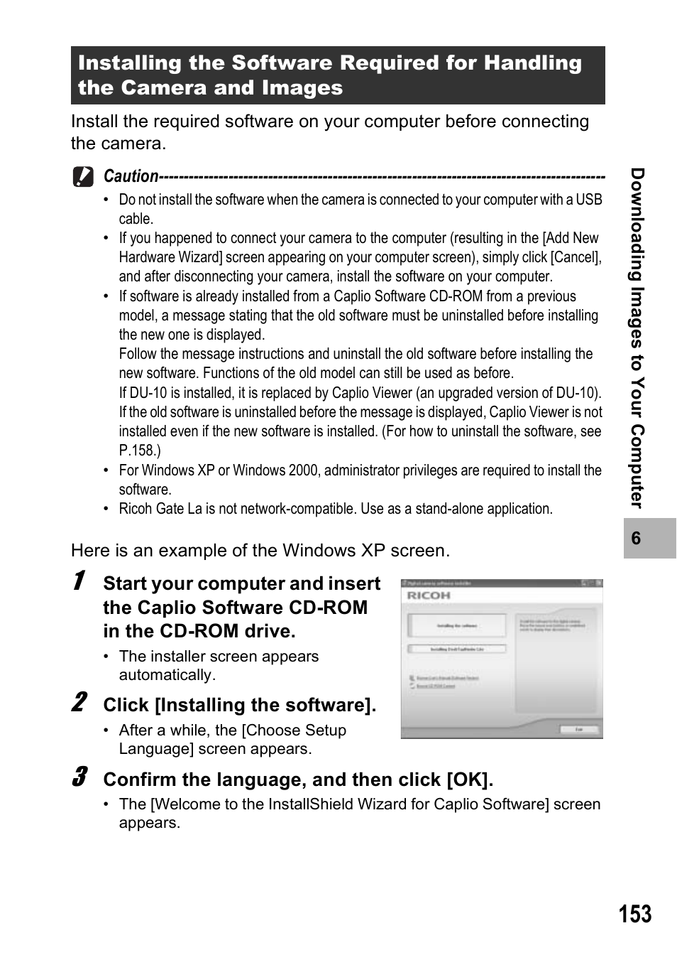 Ricoh Caplio R6 User Manual | Page 155 / 195